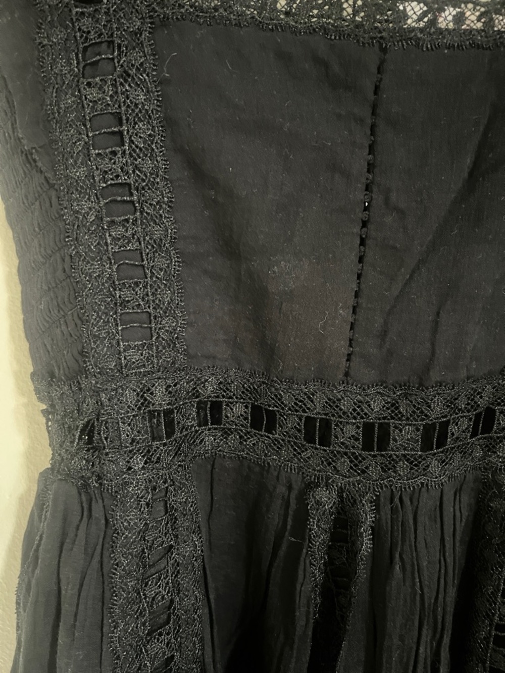 Free People Verona Ruffled Sleeve Lace Dress - Picture 5 of 9